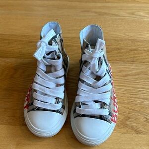 Burberry high top sneakers